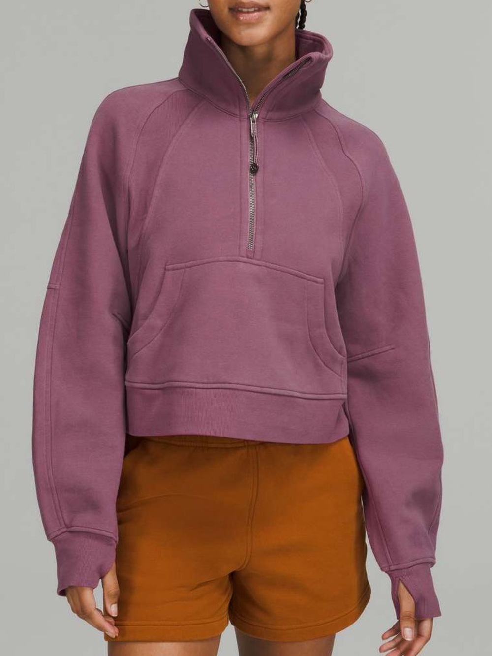 Lululemon Scuba Half Zip Vintage Plum XS/S